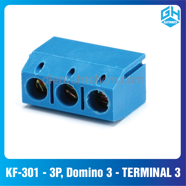 Đầu Nối KF-301 - 3P, Domino 3 - TERMINAL 3