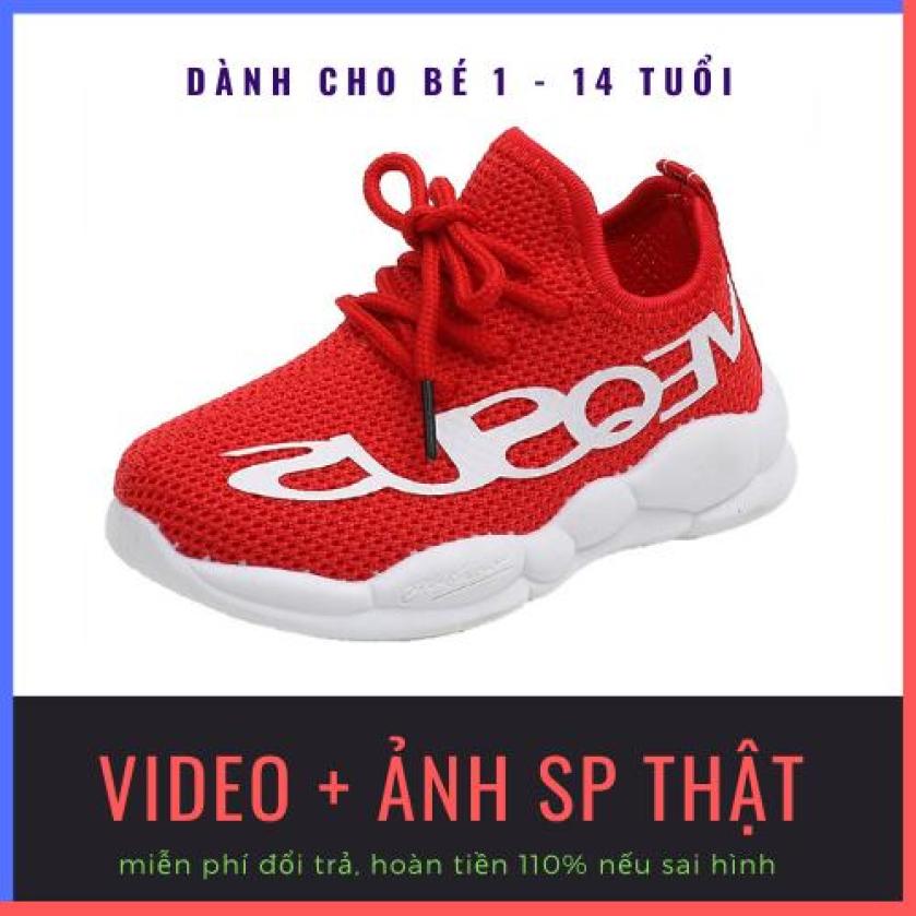 Giày trẻ em đẹp thể thao cho bé trai và bé gái chất liệu sợi len cao cấp siêu thoáng, không gây cảm giác khó chịu cho bé giá rẻ