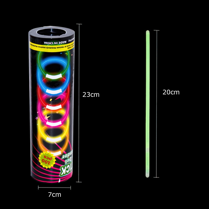 Lọ 100 que phát sáng dạ quang-GL314