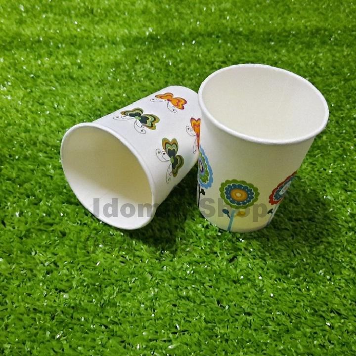 Ly giấy in hình vui nhộn cho bé - 10 cái