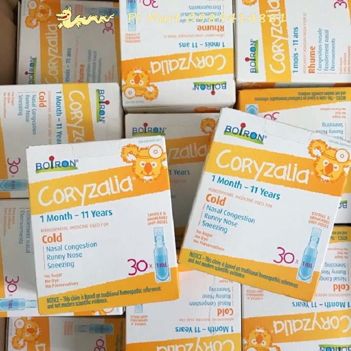 Muối uống Coryzalia Canada hộp 30 tép