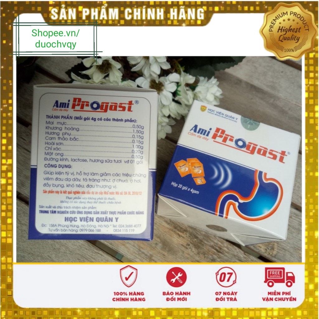 Cốm dạ dày Amiprogast Học viện quân y