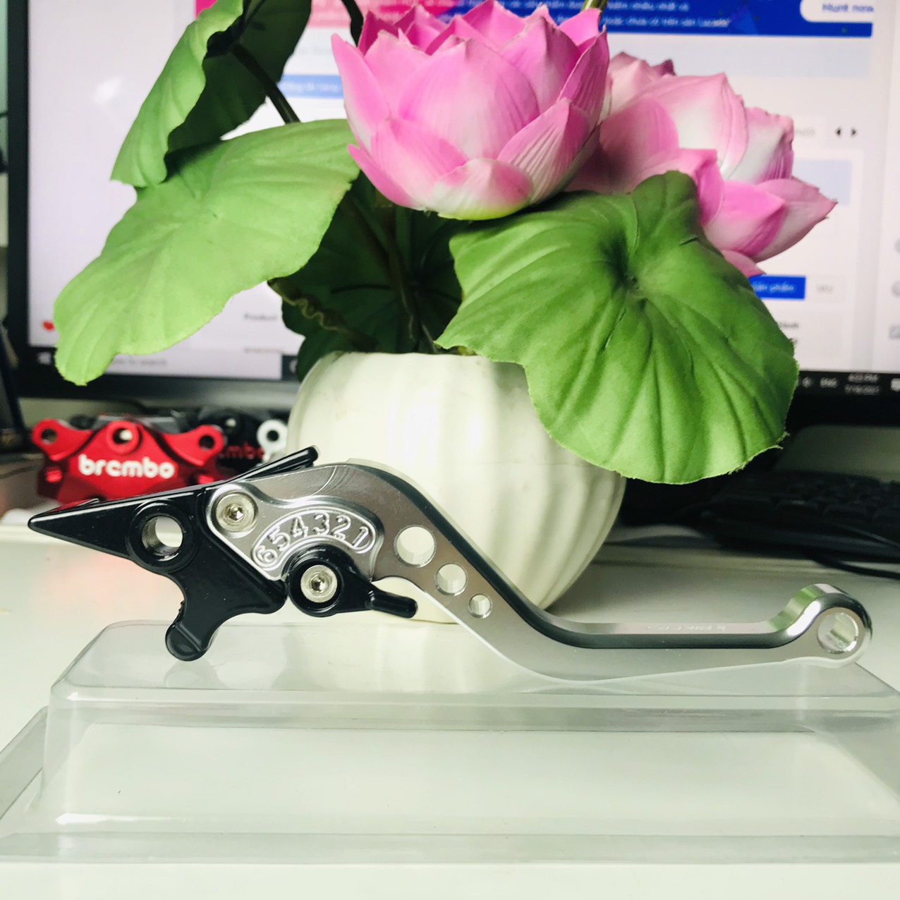 Đĩa thắng Garfel + Tay thắng Biker thông dụng