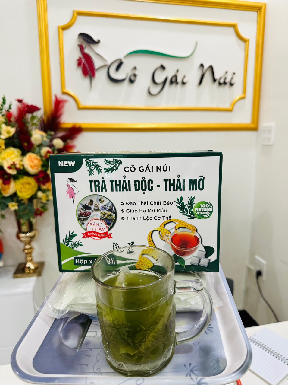 Trà túi lọc Cô Gái Núi (Hộp 60 túi lọc)