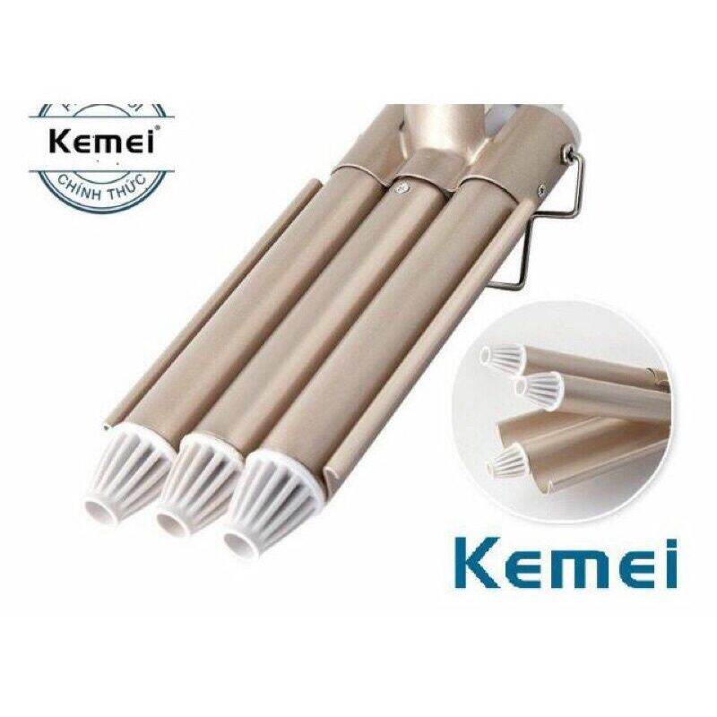 Máy làm xoăn 3 trục kemei