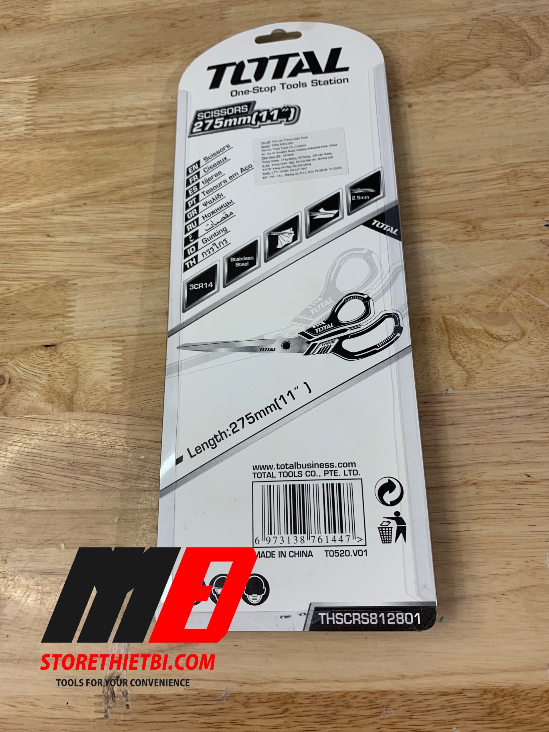 [HCM]Kéo cắt 275mm TOTAL THSCRS812801