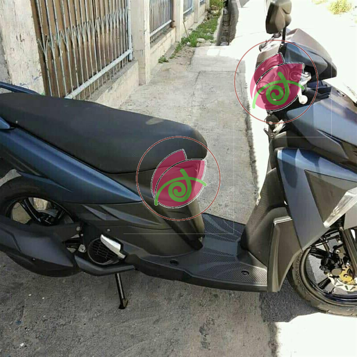 Sơn xịt Samurai màu Xám Xanh Đen Mờ - Y9494 , xe máy