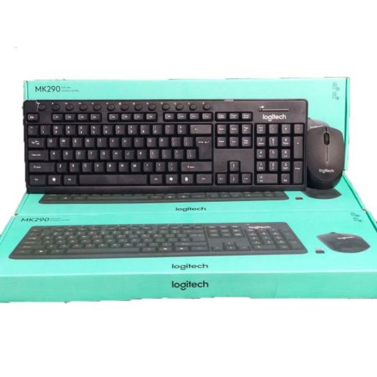 [TẶNG LÓT CHUỘT] Combo bàn phím chuột không dây Logitech MK290