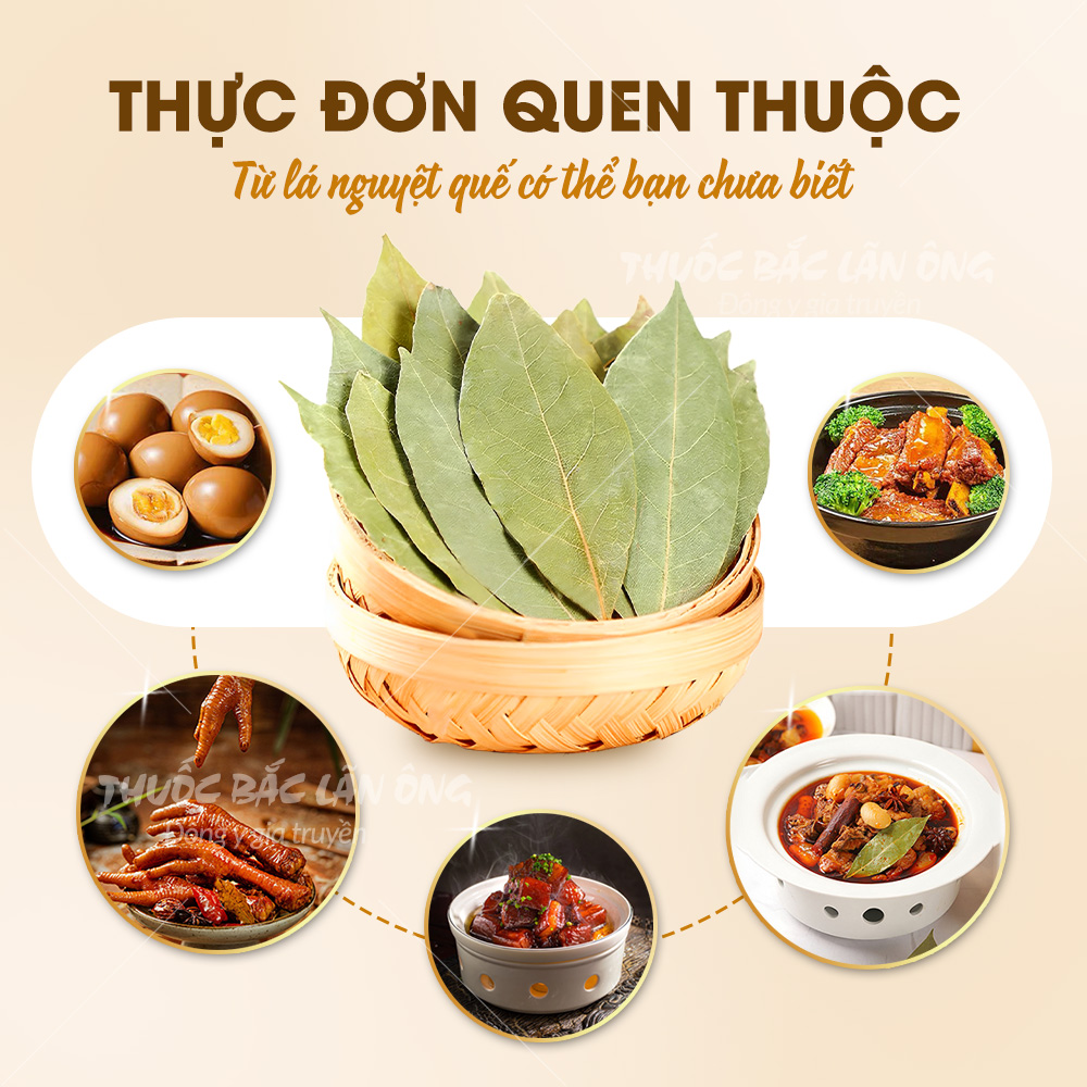 Lá nguyệt quế khô 100g, lá bay leaf, viết điều ước, decor trang trí, gia vị nấu ăn thơm ngon