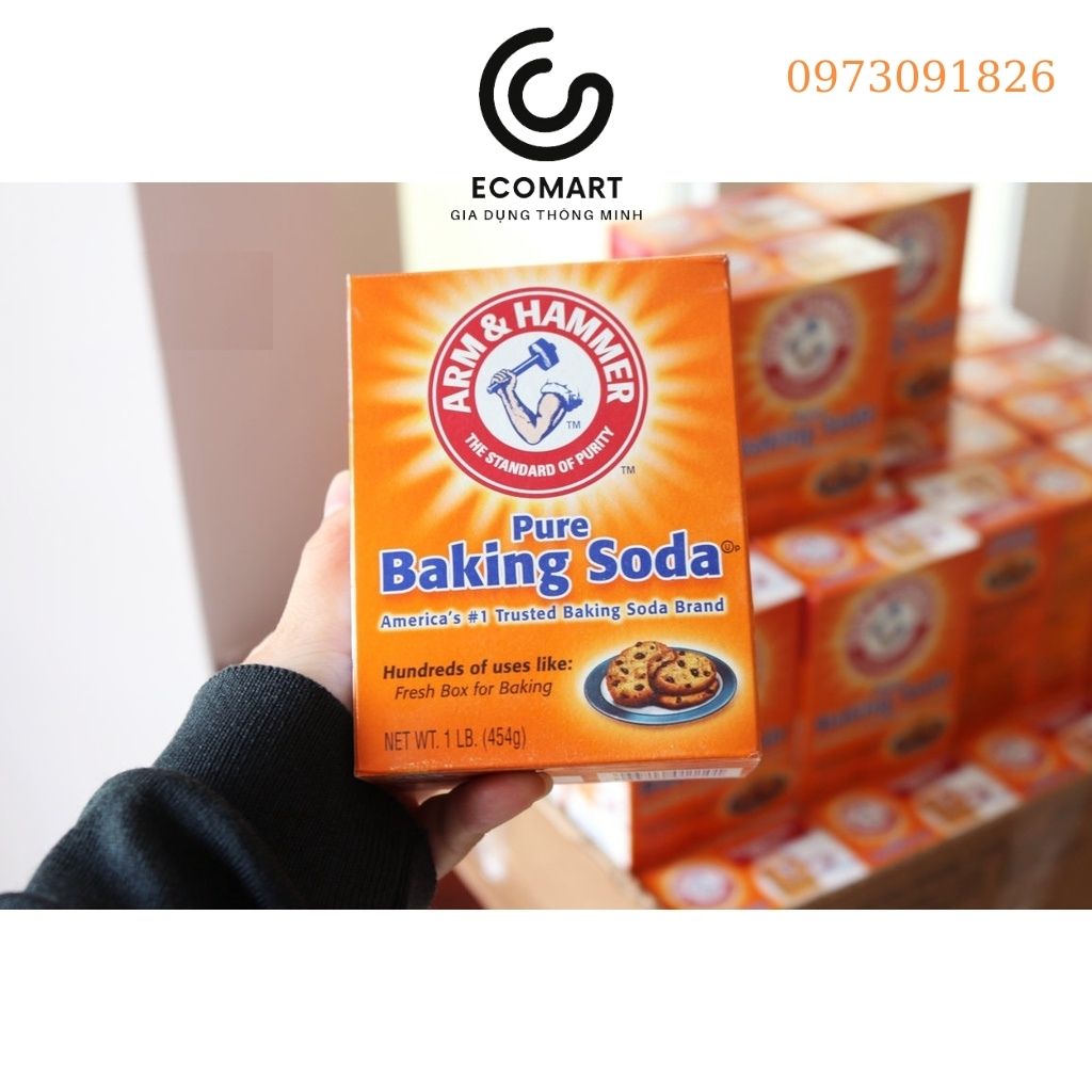 Bột Baking Soda đa công dụng Arm & Hammer 454g (Hộp)- USD