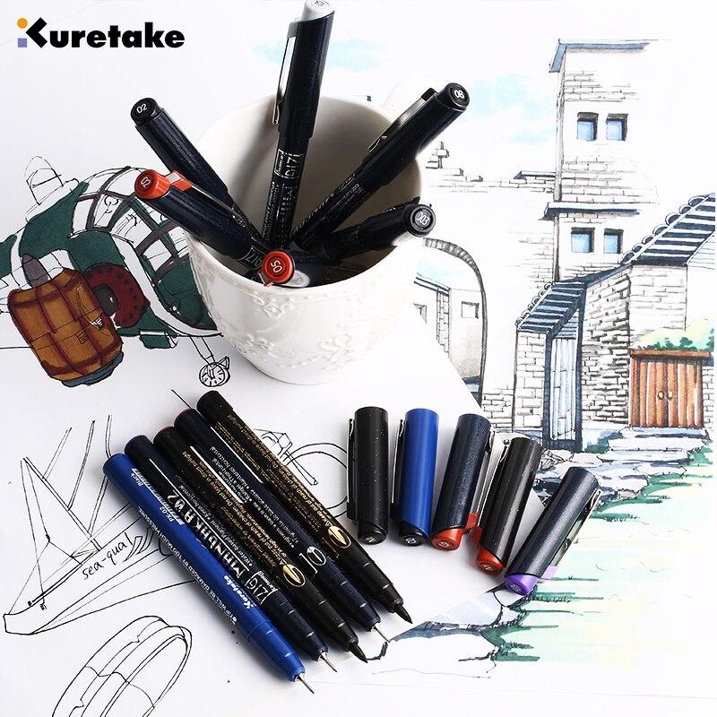 Bút Line đi nét Zig Mangaka Kuretake mực đen