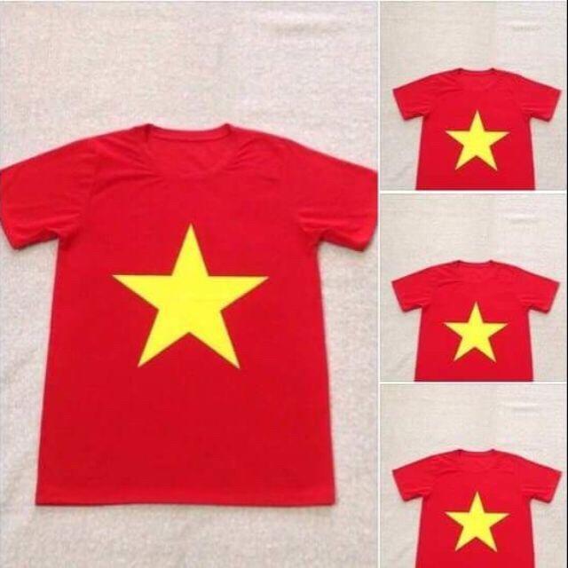 Áo Thun Cotton Cờ Đỏ Sao Vàng