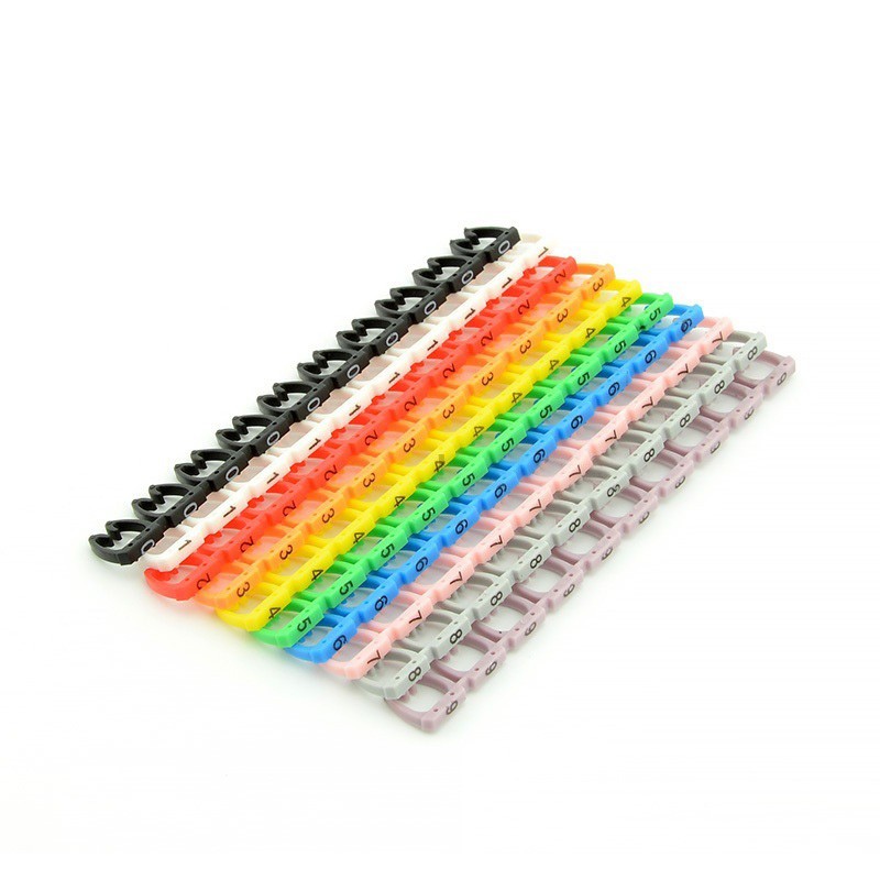 Vỉ Đánh Số Dây Mạng Cat5 (100 Đầu)