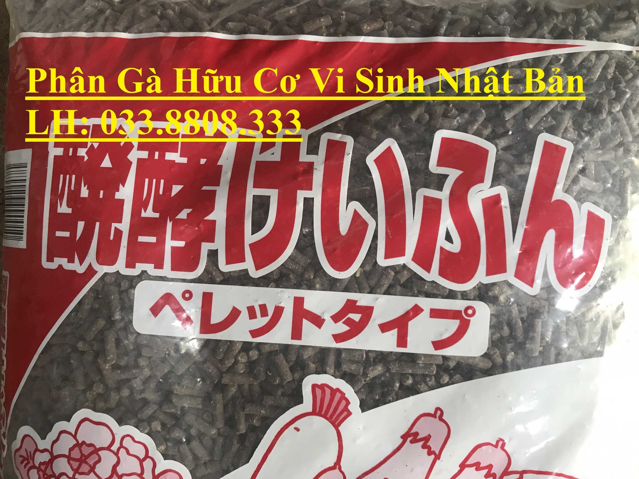 Phân Gà Hữu Cơ Vi Sinh Nhật Bản - 1kg - Dòng Phân Vi Sinh Hữu Cơ Cung Cấp Dĩnh Dưỡng Và Hệ Vi Sinh Vật Giúp Cải Tạo Đất Làm Đất Tơi Xốp