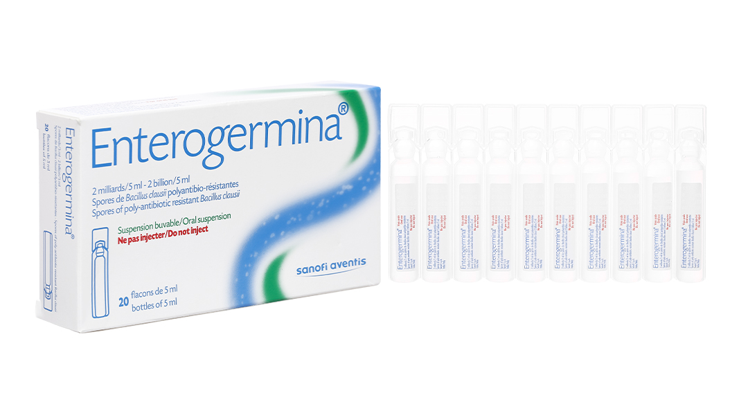 Men vi sinh Enterogermina (2 tỷ lợi khuẩn)