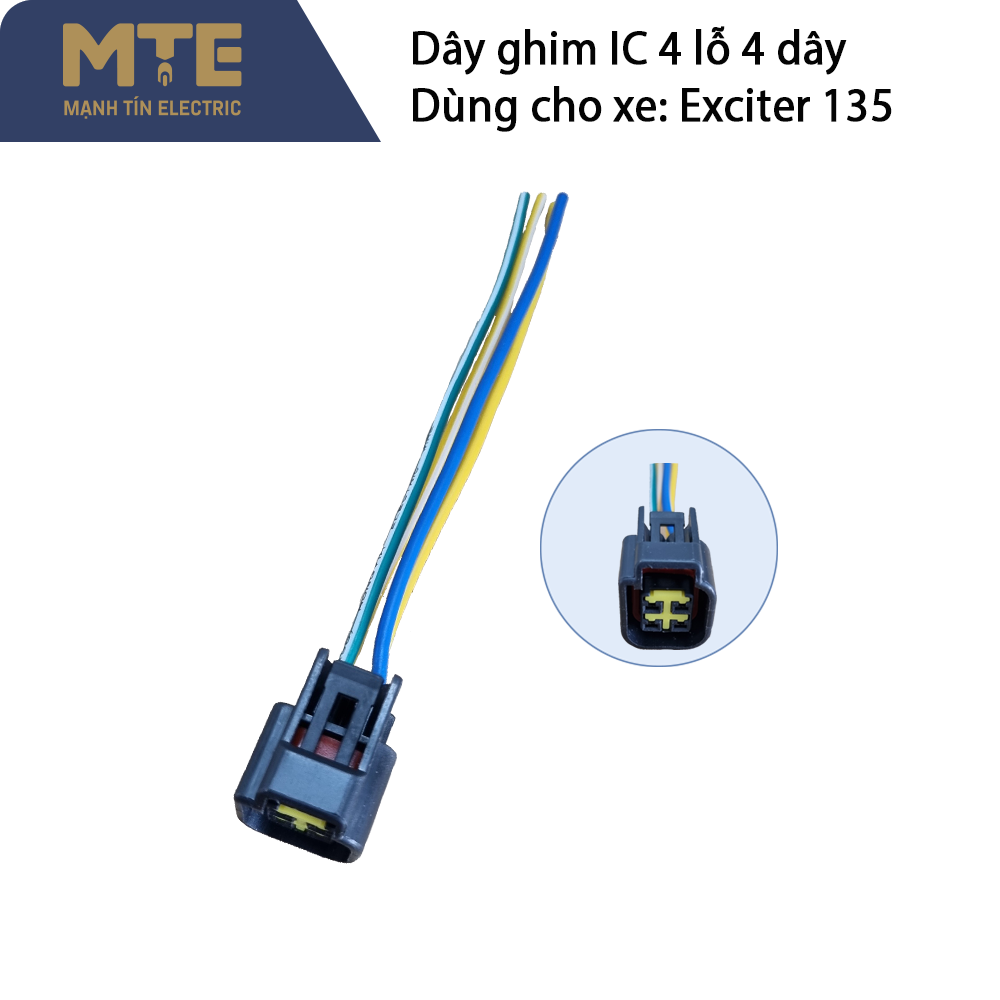 Dây ghim IC( 4 lỗ - 4 dây ) dùng cho xe Exciter 135