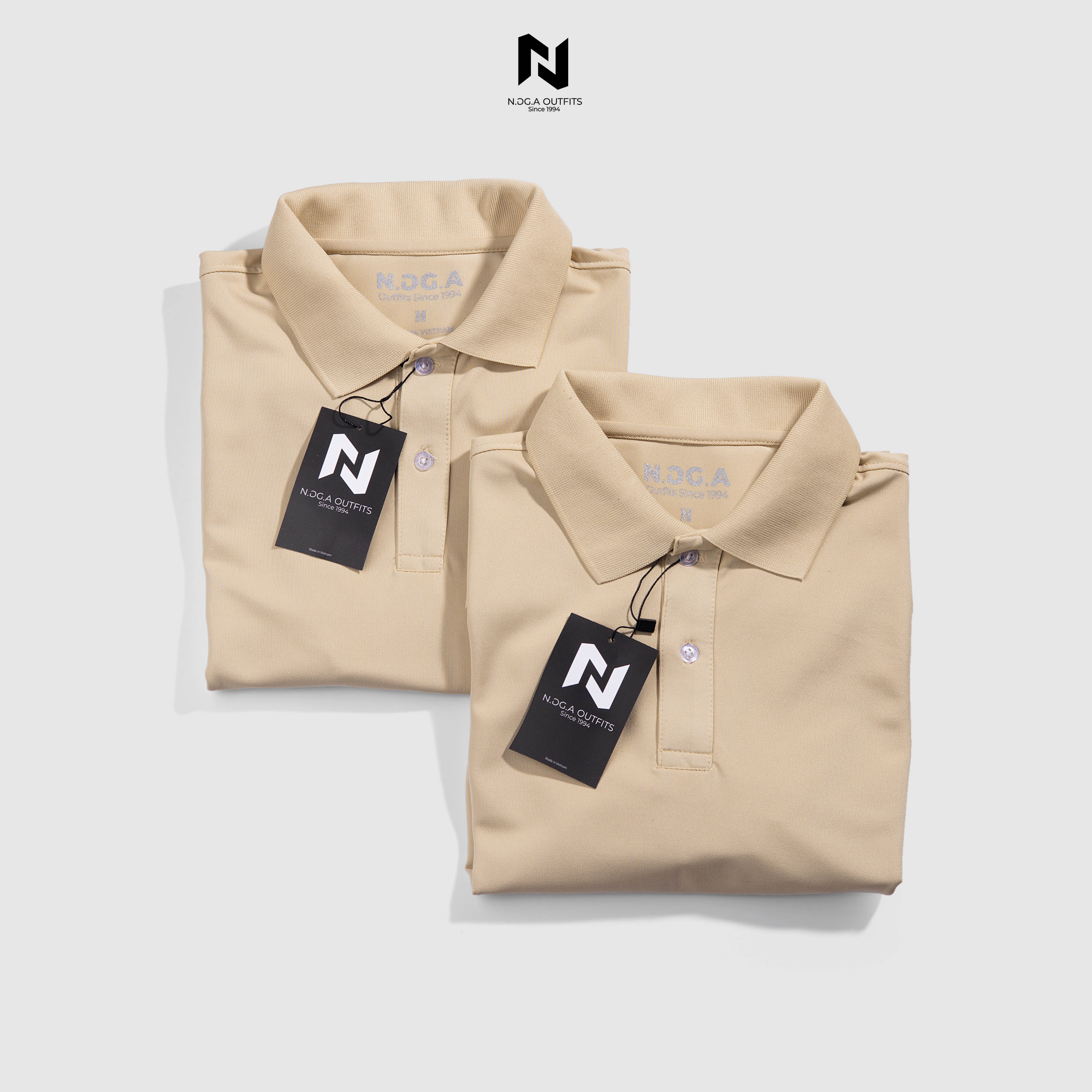 Áo Polo Nam N.GG.A Chất Cotton - BE Nhạt