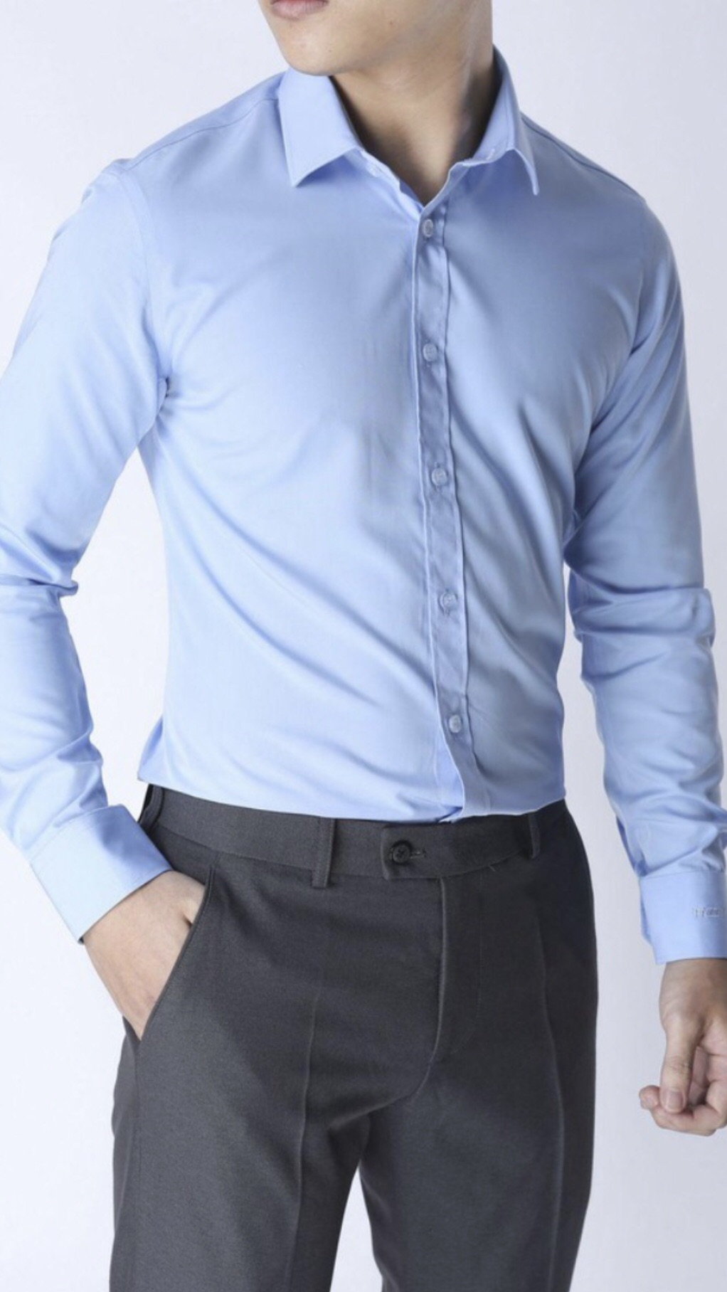 [HCM]Áo sơ mi nam vải lụa thái chống xù chống nhăn ( đủ màu nhiều size)
