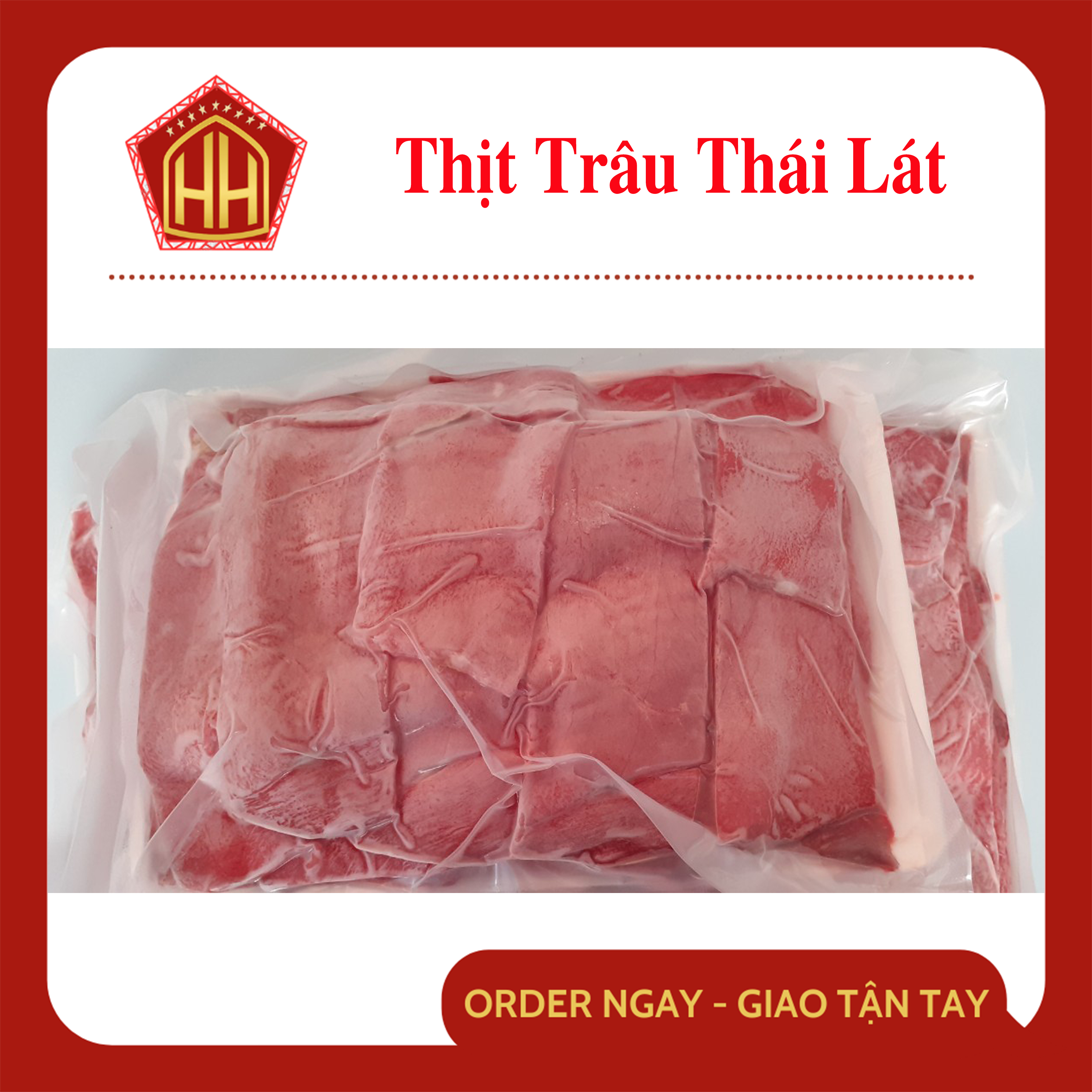 [Chỉ Giao HCM] Thịt Trâu Thái Lát (1kg)