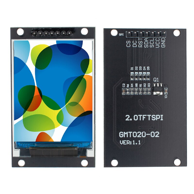 Tft display 0.96/1.3/1.44/1.77/1.8/2.4/2.8 inch ips 7p spi hd 65k tft full color lcd module st7735 drive ic 80*160 for arduino