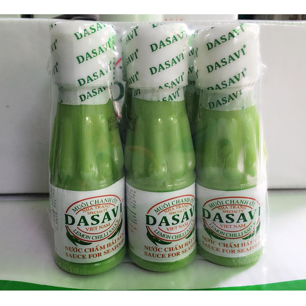 Combo 2 chai muối chanh ớt Dasavi loại lớn [260g]