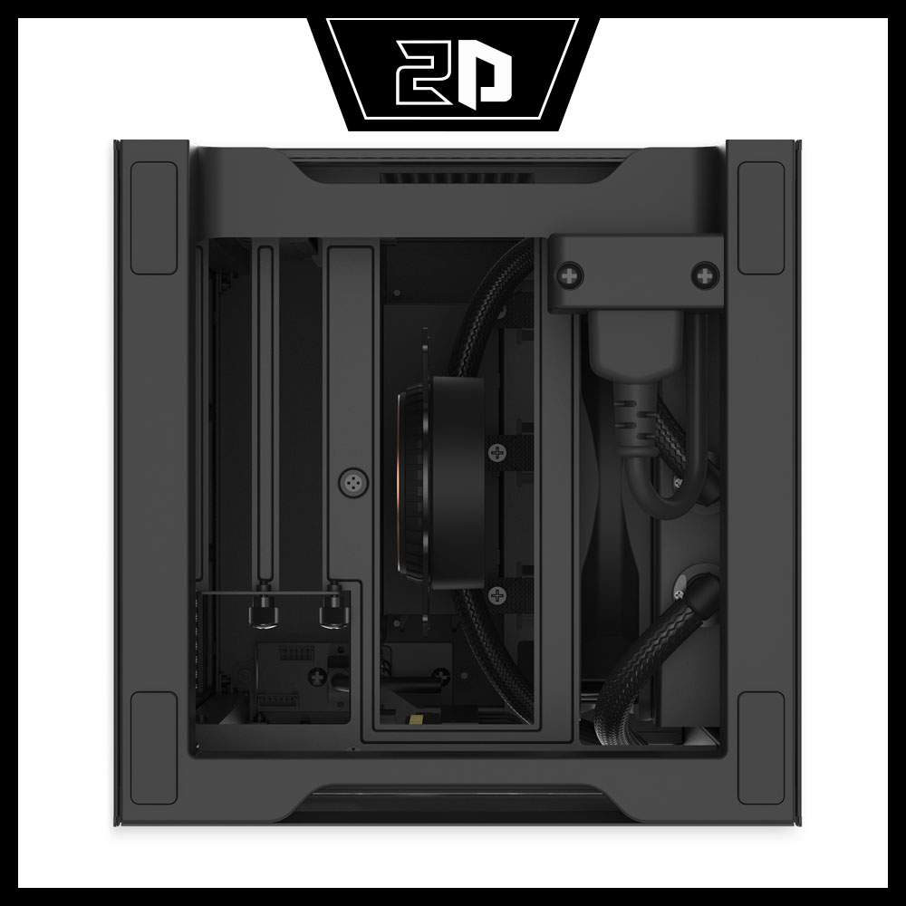 Vỏ case NZXT H1 (V1) Matte Black (Mini Tower/Màu Đen)