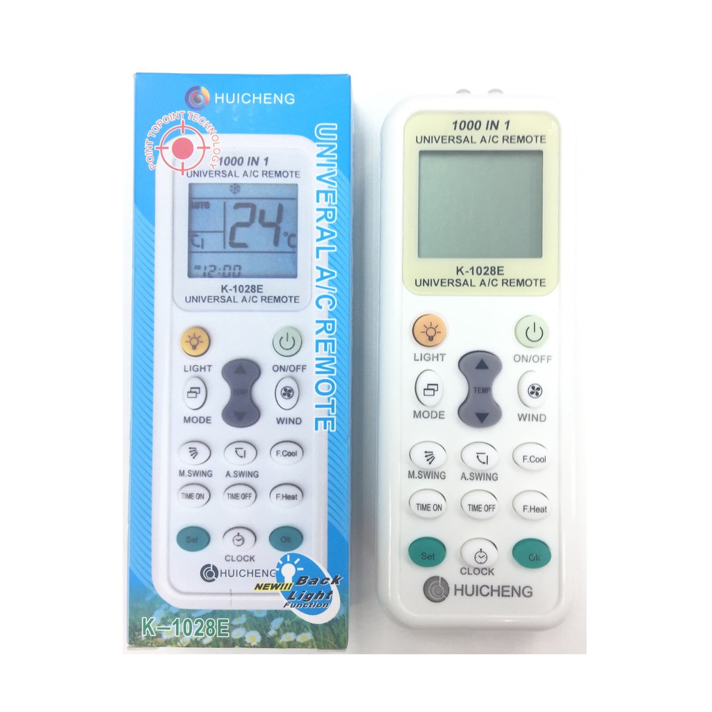 Remote máy lạnh đa năng huicheng k-1028e - điều khiển điều hòa đa năng huicheng k-1028e
