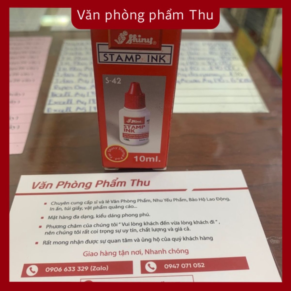 Mực Dấu Shiny Chính Hãng Chai 10ml