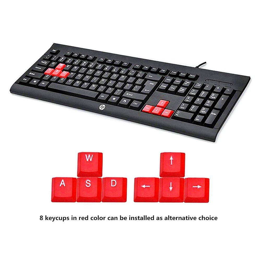 Bộ bàn phím + chuột có dây HP KM100
