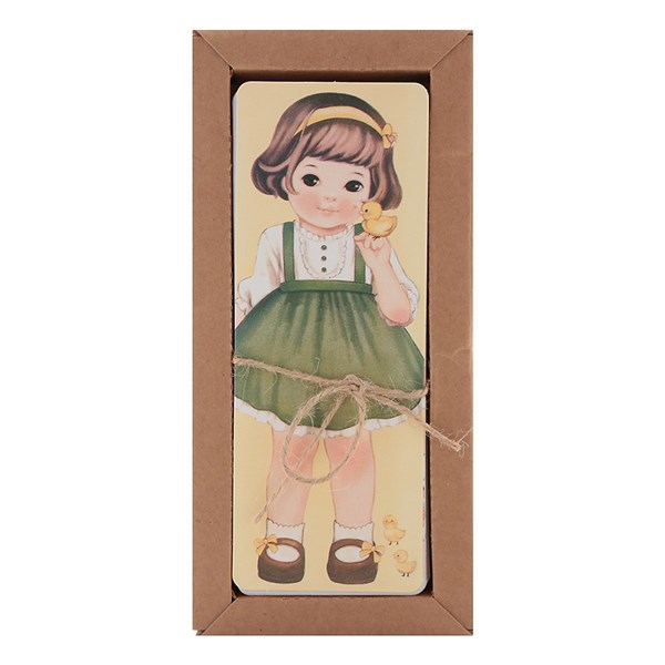 [HCM]Bộ 30 Bookmark - Little Girls (5.5 x 14.5cm)