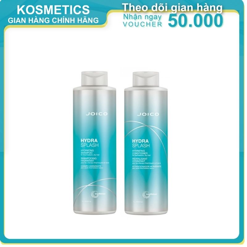 Bộ dầu gội xả dưỡng ẩm joico hydrasplash hydrating chiết xuất từ tảo biển