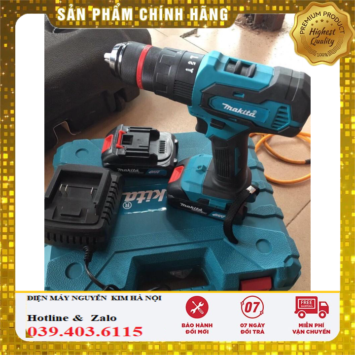Máy khoan pin bosch 36v có hai chức năng khoan và khoan búa