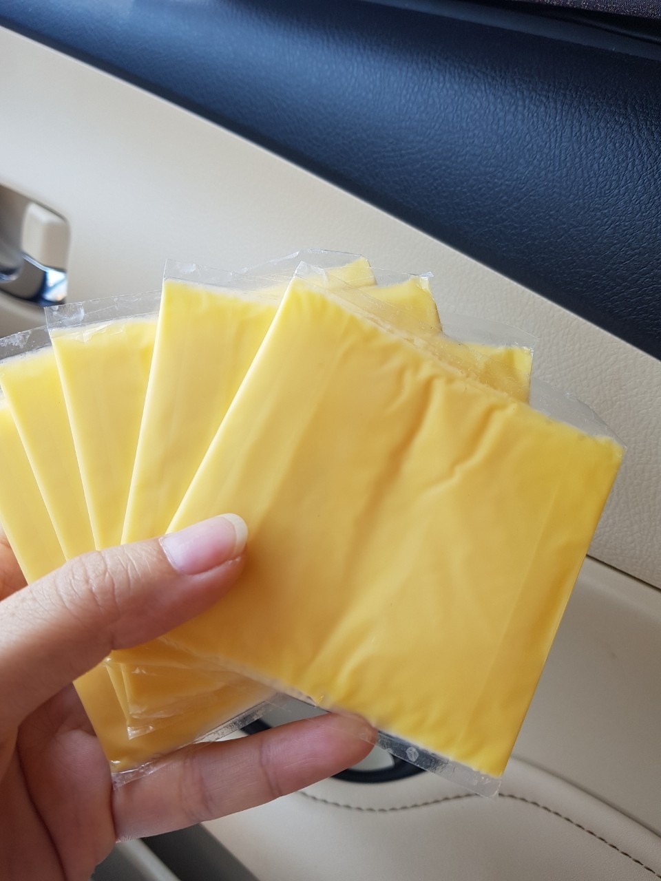 Phô mai lát cheddar slices burger Teama 120g (12 lát/gói)