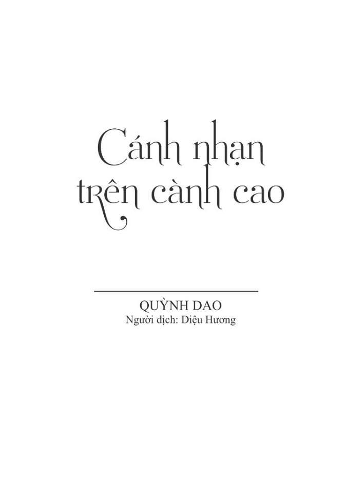 Cánh Nhạn Trên Cành Cao