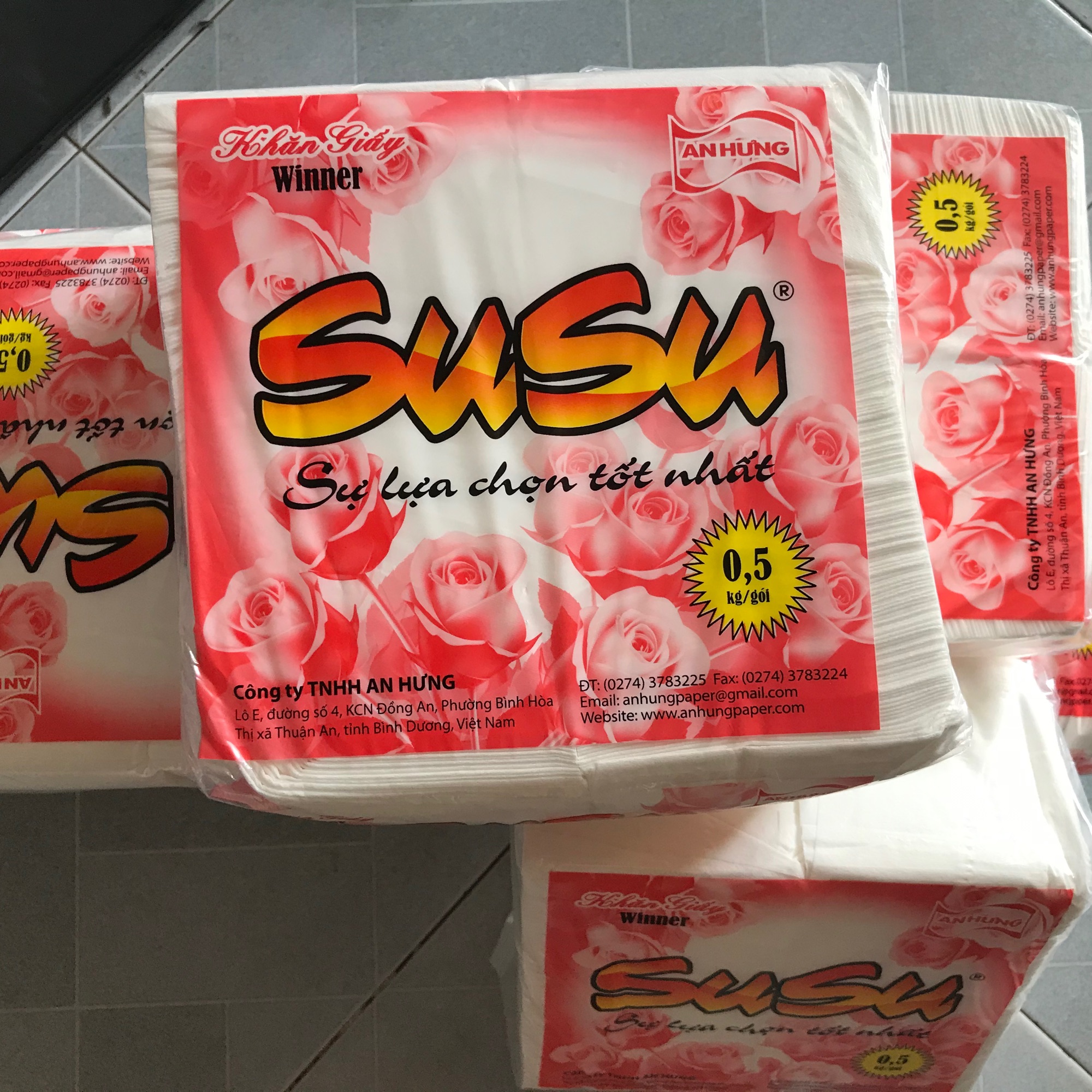 [HCM]Khăn giấy rút SuSu cao cấp ( 500gr/1 bịch)