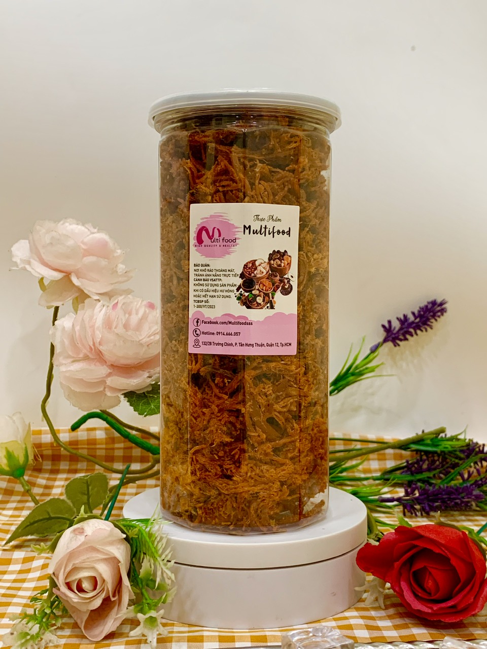 500G KHÔ BÒ SỢI DÀI MULTIFOOD