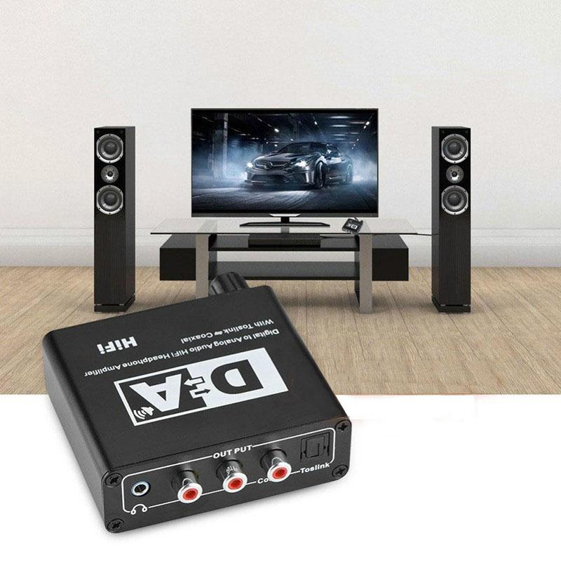 Bộ chuyển đổi tín hiệu Optical To AV và 3.5 mm tặng dây quang + dây AV