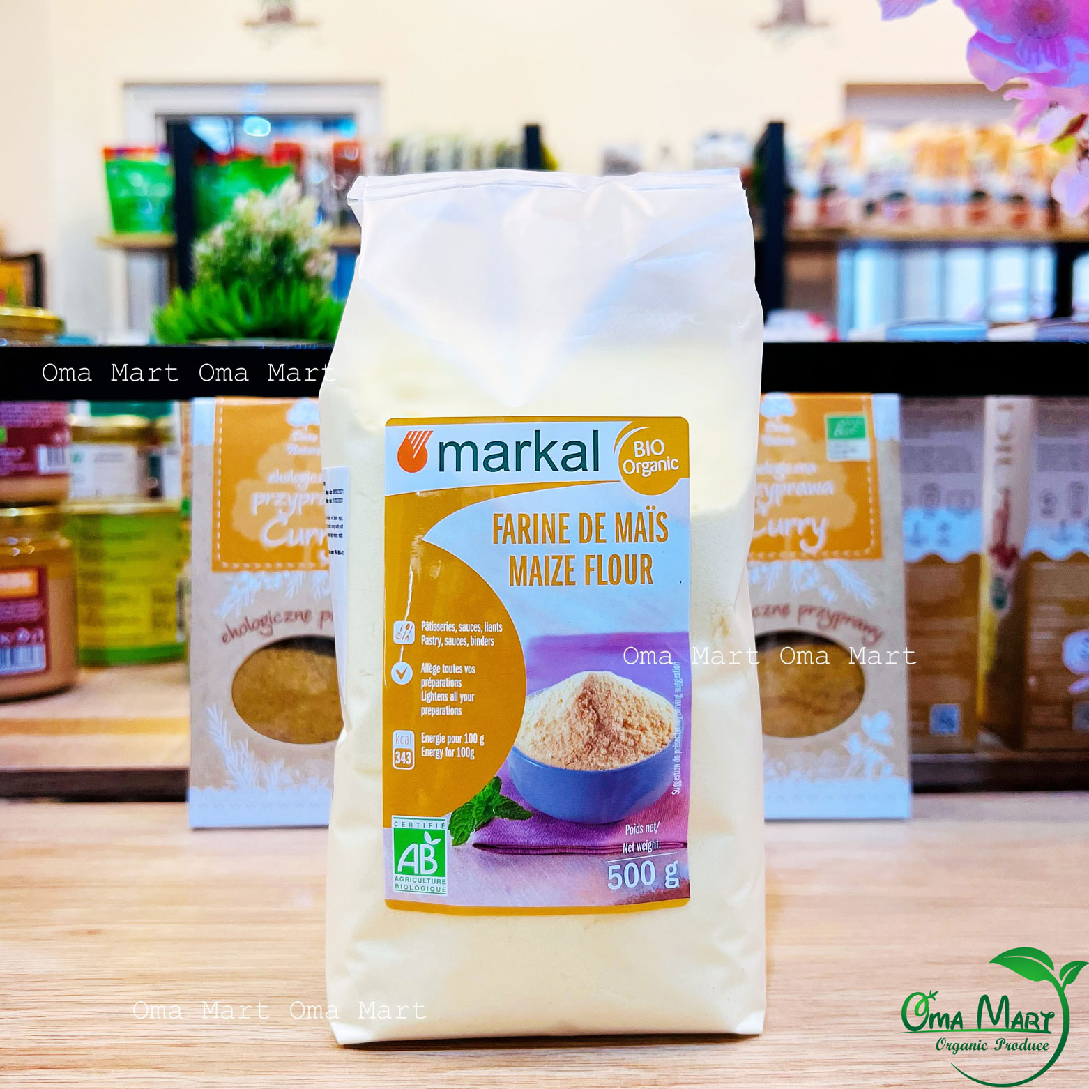 Corn starch organic MARKAL 500g