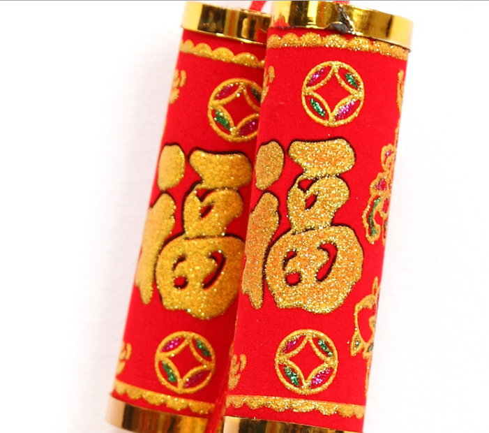 Dây pháo giả trang trí tết Size lớn 802