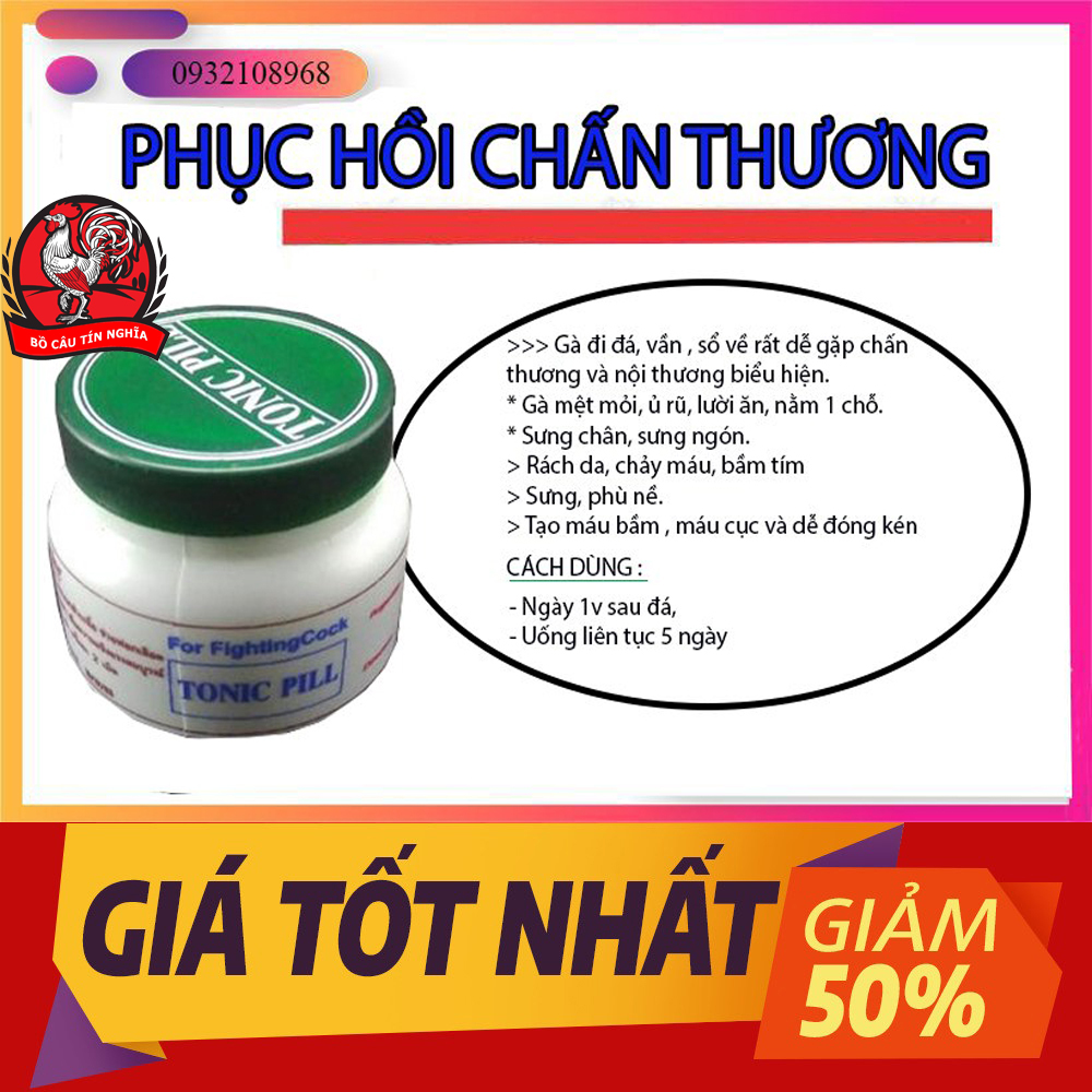 [HOÀN TIỀN 10%]PHỤC HỒI CHẤN THƯƠNG CHO GÀ CHỌI GÀ ĐÁ - PHỤC HỒI CHẤN THƯƠNG