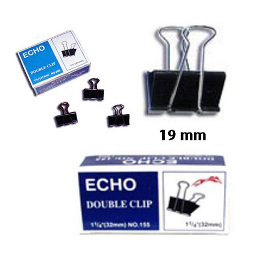 Kẹp bướm Slecho 19 mm (1 hộp 12 cái)