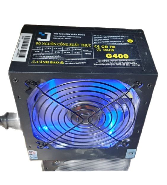 Nguồn Jetek G400 380w công suất thực