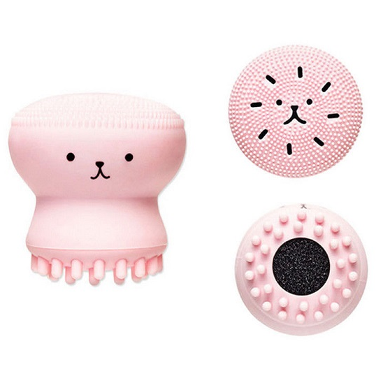 Cọ Rửa Mặt và Massage Bạch Tuột