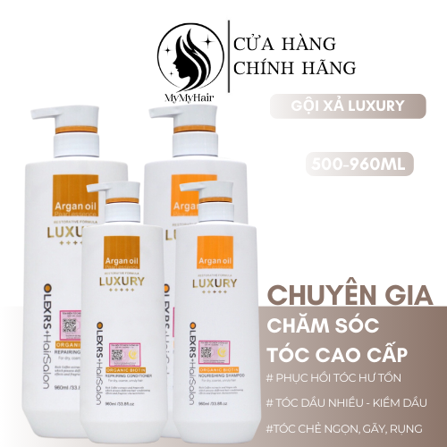 Dầu cặp gội xả olexrs 500ml phục hồi tóc hư tổn giúp tóc mềm mượt