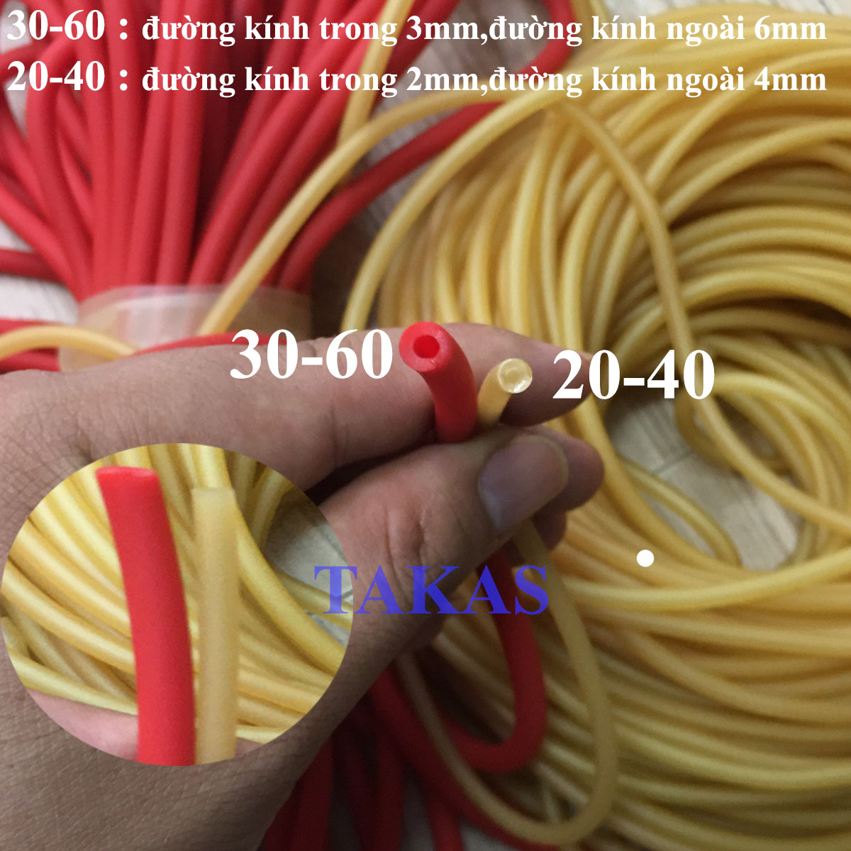 5 M Dây thun tròn,dây cao su tròn