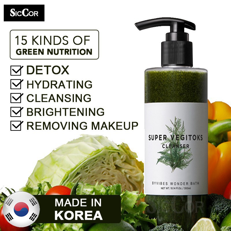 Sữa rửa mặt rau củ Super Vegitoks Cleanser
