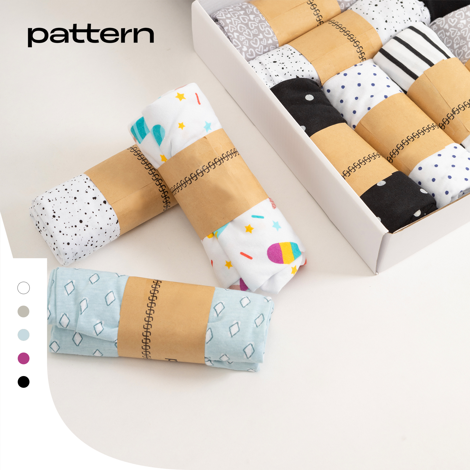 COMBO 3 Quần short ngủ PATTERN nhiều màu sắc PQ012