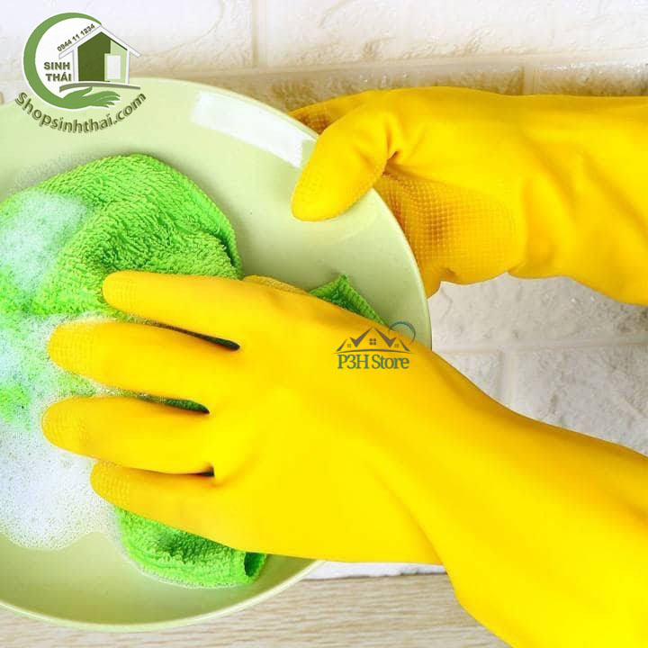 Găng tay cao su vệ sinh rửa chén bát