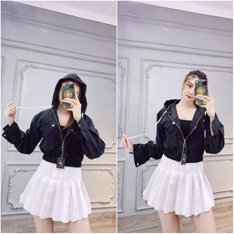 ÁO KHOÁC NHUNG GÂN CAO CẤP