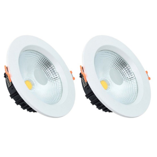 Combo 2 đèn led âm trần chíp cob 12w